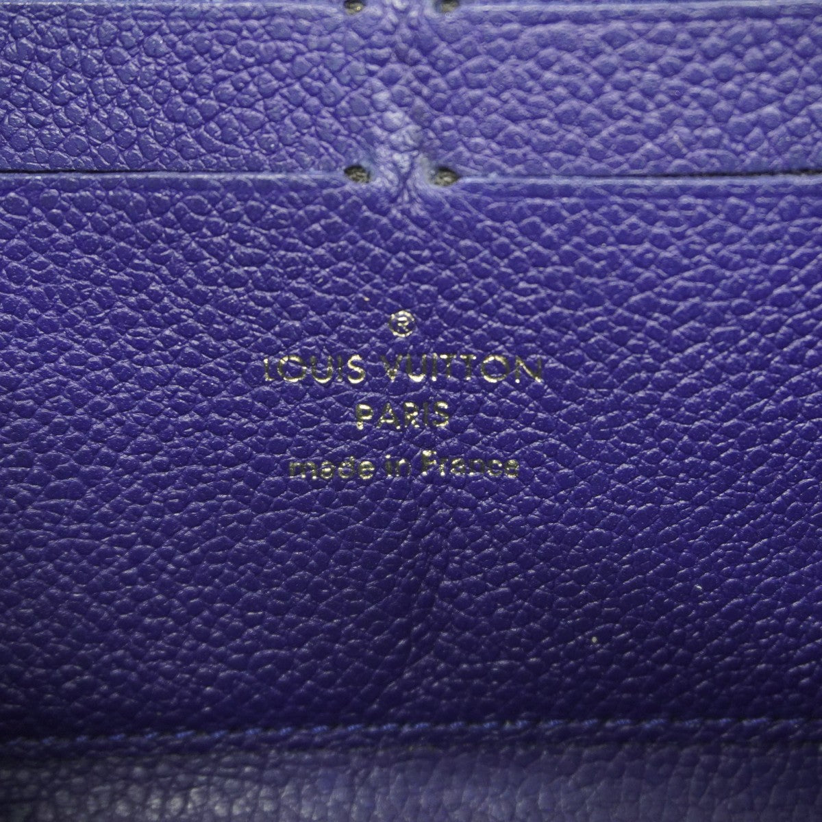 【6gc3105-k】ルイヴィトン 長財布 モノグラム・アンプラント ジッピーウォレット M60943 イリス【中古】レディース