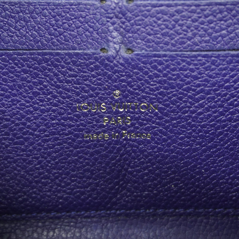 【6gc3105-k】ルイヴィトン 長財布 モノグラム・アンプラント ジッピーウォレット M60943 イリス【中古】レディース