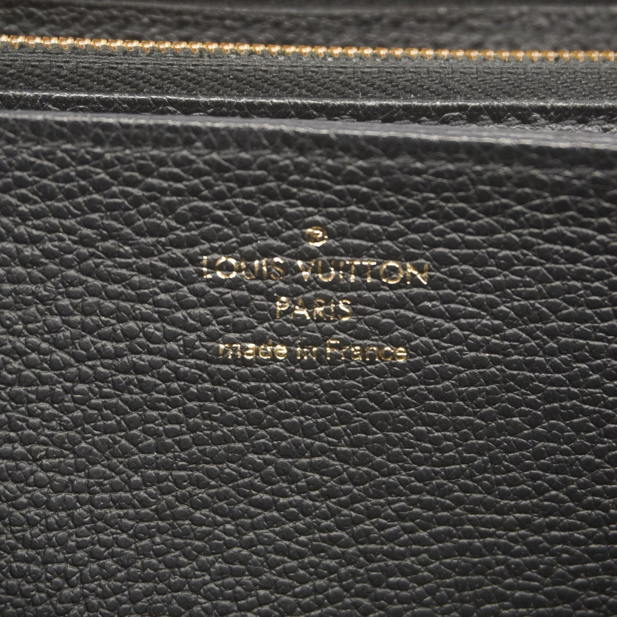 【6gc3106-k】ルイヴィトン 長財布 モノグラム・アンプラント ジッピーウォレット M61864 ノワール【中古】レディース