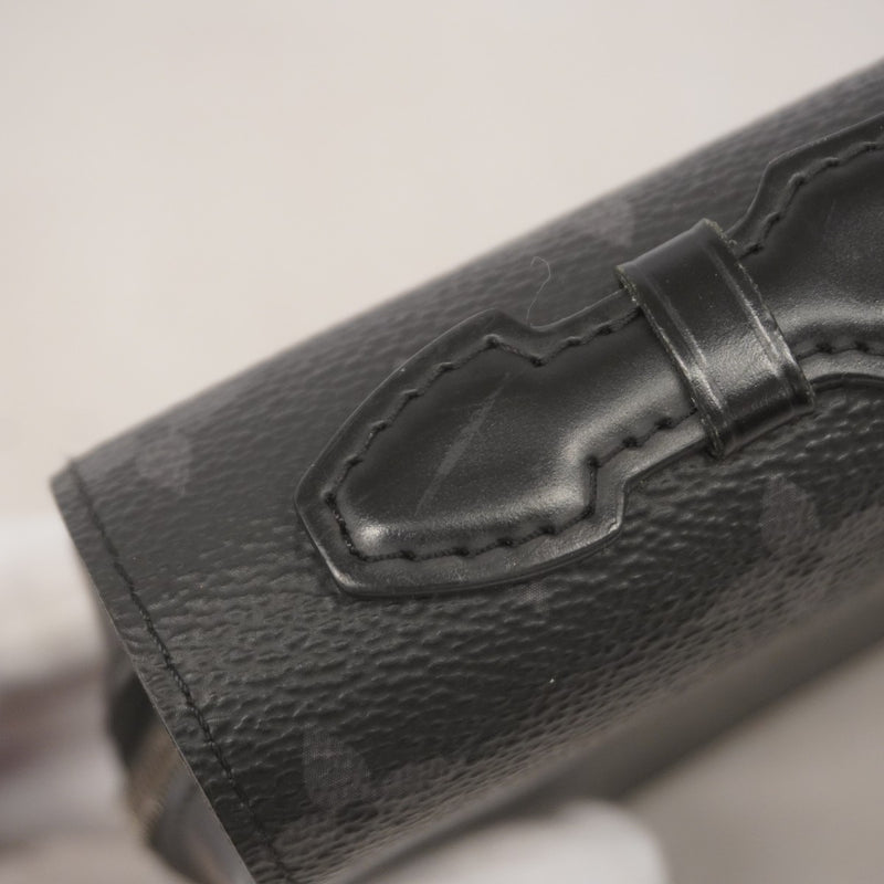 【6gc3107-k】ルイヴィトン 長財布 モノグラム・エクリプス ジッピーXL M61698 ブラック【中古】メンズ