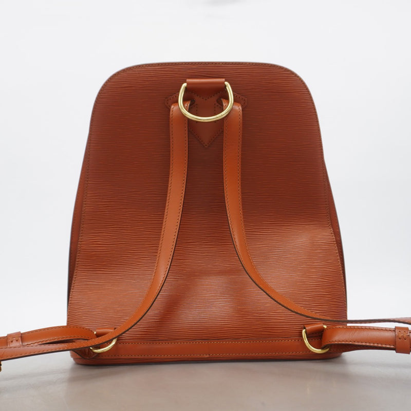 【6gc3112-k】ルイヴィトン リュック・デイパック エピ ゴブラン M52293 ケニアブラウン【中古】レディース
