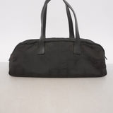 【6gc3121-k】シャネル ハンドバッグ ニュートラベル ナイロン ブラック シルバー金具【中古】レディース