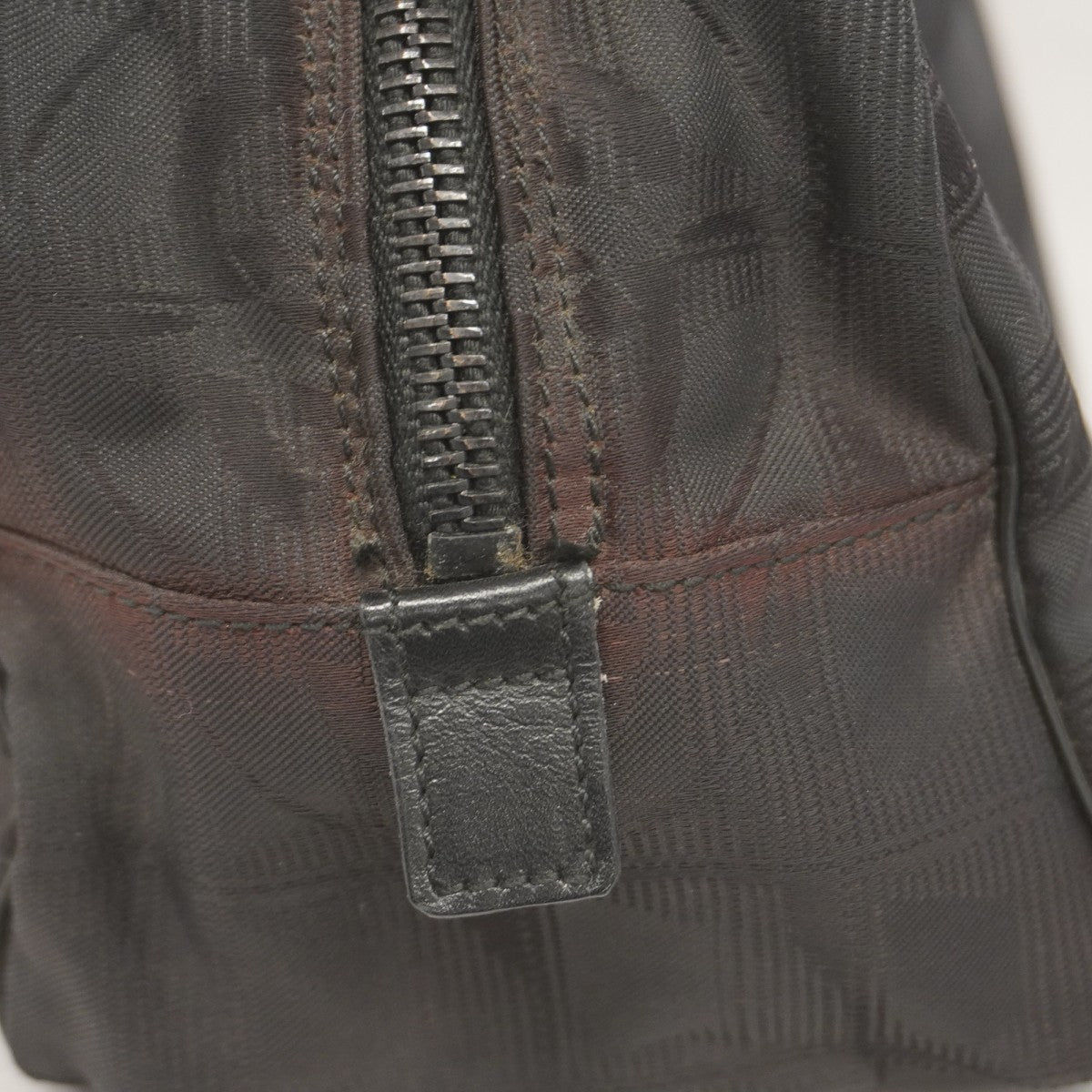 【6gc3121-k】シャネル ハンドバッグ ニュートラベル ナイロン ブラック シルバー金具【中古】レディース