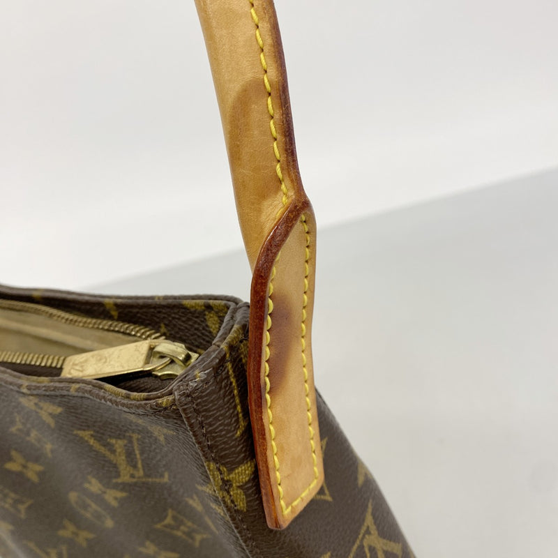 【6gc3133】ルイヴィトン ショルダーバッグ モノグラム ルーピングMM M51146 ブラウン【中古】レディース