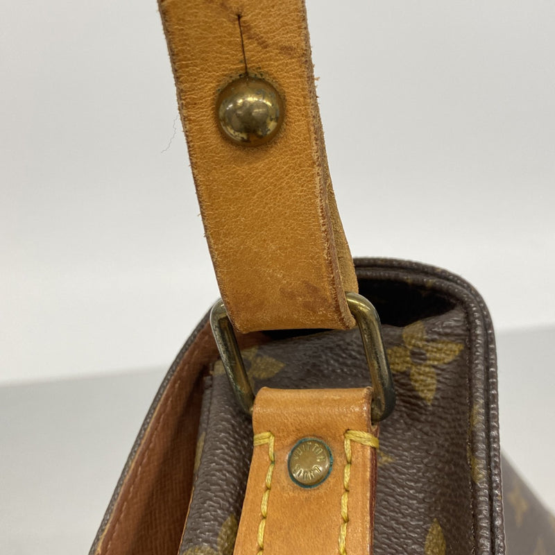 【6gc3136】ルイヴィトン ショルダーバッグ モノグラム カルトシエールMM M51253 ブラウン【中古】レディース