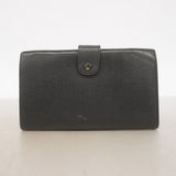 【6gc3143-k】シャネル 長財布 キャビアスキン ブラック ゴールド金具【中古】レディース
