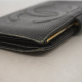 【6gc3143-k】シャネル 長財布 キャビアスキン ブラック ゴールド金具【中古】レディース