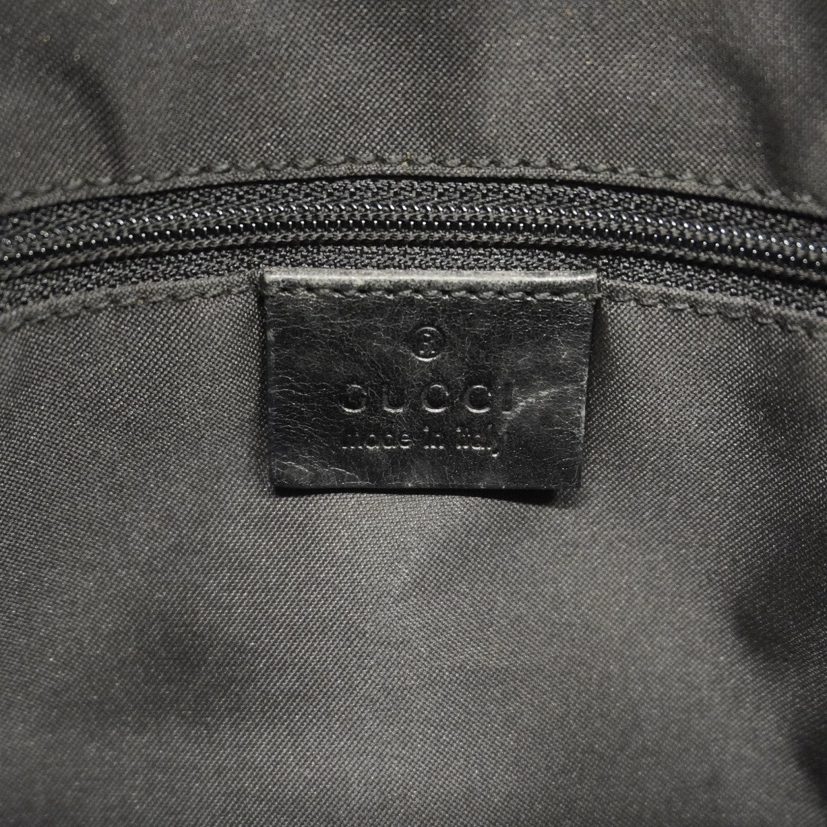 【6gc3145-k】グッチ ショルダーバッグ GGキャンバス 001 3766 キャンバス ブラック シルバー金具【中古】レディース