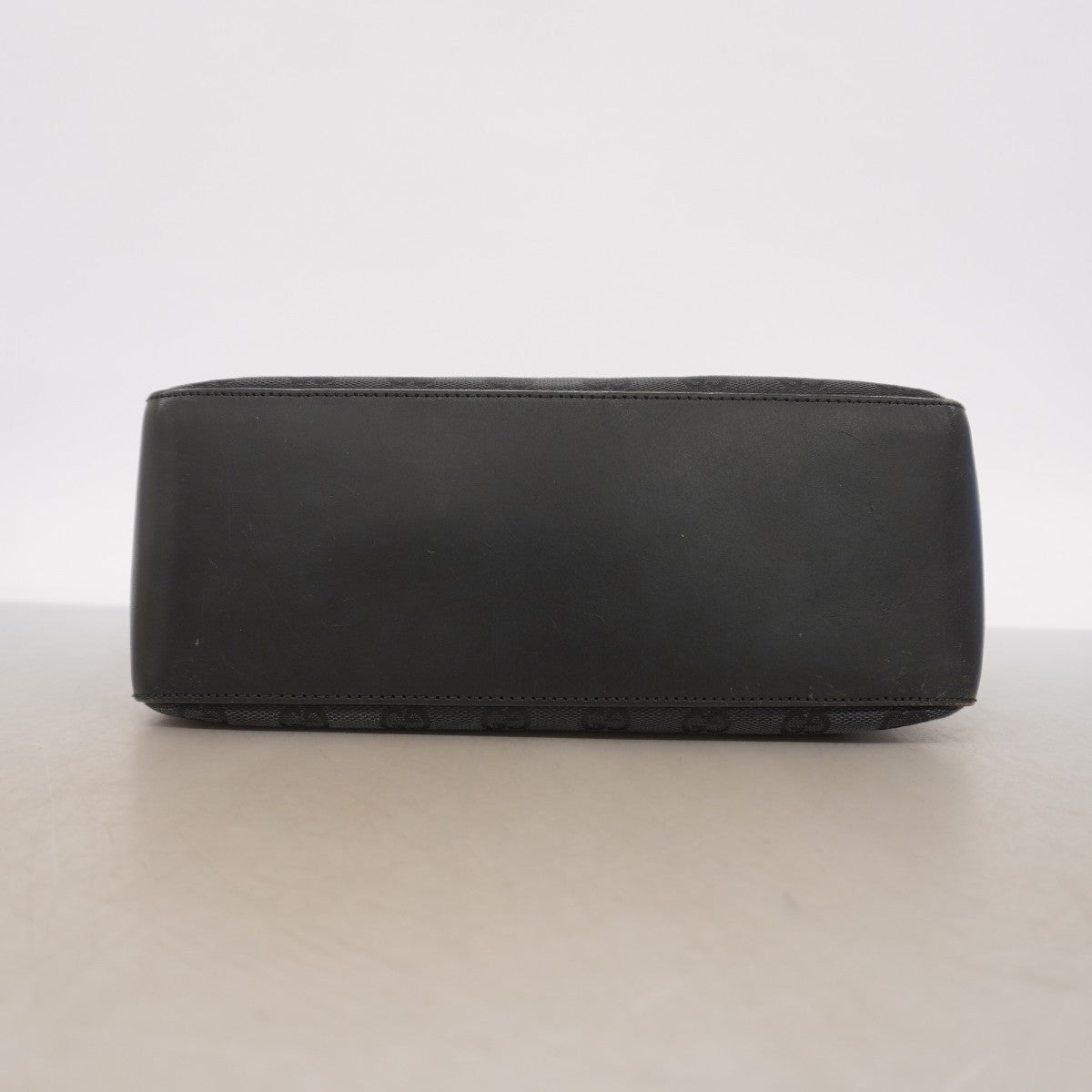 【6gc3145-k】グッチ ショルダーバッグ GGキャンバス 001 3766 キャンバス ブラック シルバー金具【中古】レディース