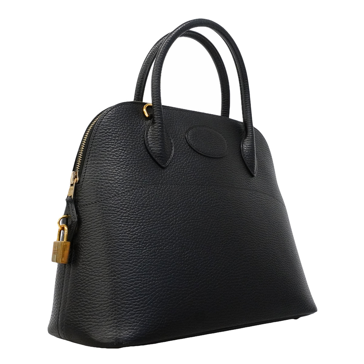 【6gc3152】エルメス ハンドバッグ ボリード31 アルデンヌ ブラック ゴールド金具 □F刻印 2wayバッグ【中古】レディース
