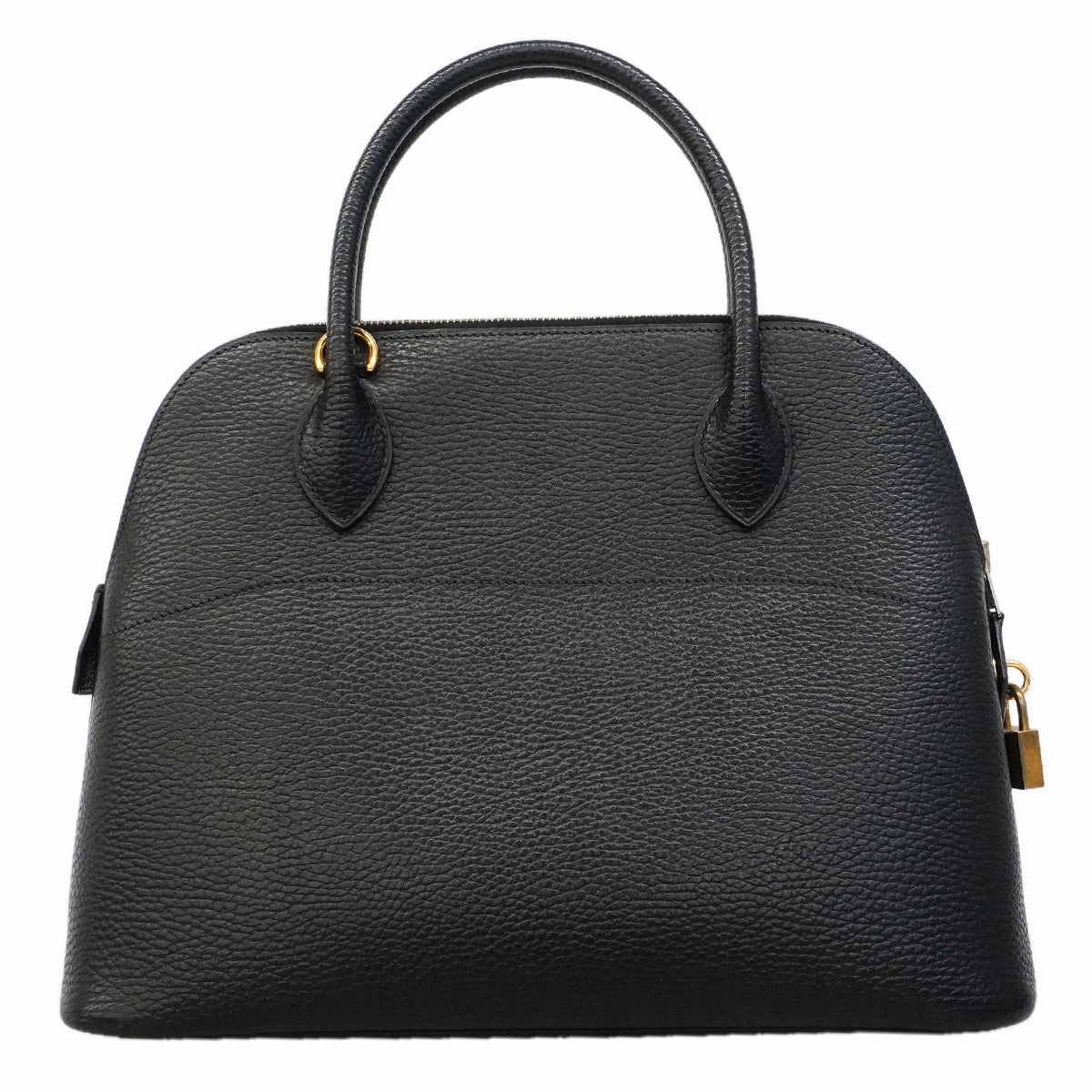 【6gc3152】エルメス ハンドバッグ ボリード31 アルデンヌ ブラック ゴールド金具 □F刻印 2wayバッグ【中古】レディース