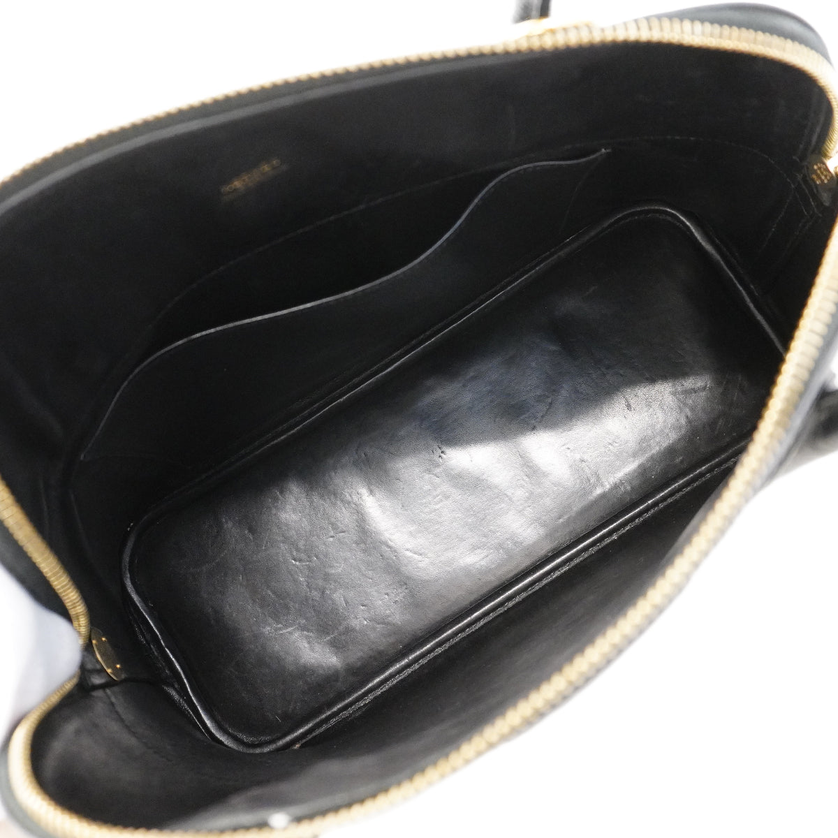 【6gc3152】エルメス ハンドバッグ ボリード31 アルデンヌ ブラック ゴールド金具 □F刻印 2wayバッグ【中古】レディース