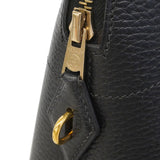 【6gc3152】エルメス ハンドバッグ ボリード31 アルデンヌ ブラック ゴールド金具 □F刻印 2wayバッグ【中古】レディース