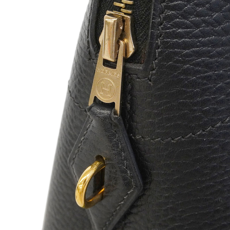 【6gc3152】エルメス ハンドバッグ ボリード31 アルデンヌ ブラック ゴールド金具 □F刻印 2wayバッグ【中古】レディース