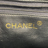 【6gc3157】シャネル ショルダーバッグ マトラッセ フリンジ付きチェーンショルダー ラムスキン ブラック ゴールド金具【中古】レディース
