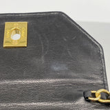 【6gc3158】シャネル ショルダーバッグ マトラッセ チェーンショルダー ラムスキン ブラック ゴールド金具【中古】レディース