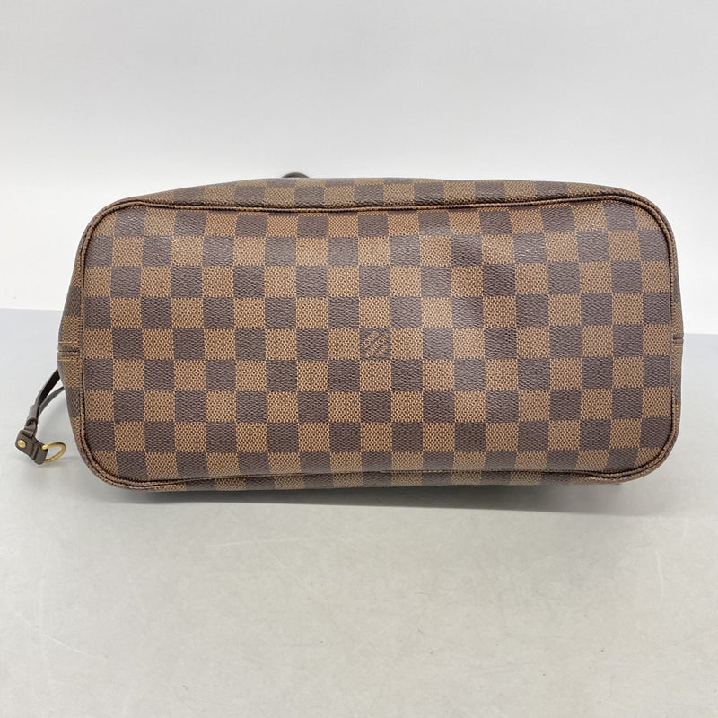 【6gc3164】ルイヴィトン トートバッグ ダミエ ネヴァーフルMM N51105 エベヌ【中古】レディース