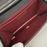 【6gc3171-k】シャネル ショルダーバッグ マトラッセ チェーンショルダー ラムスキン ブラック ゴールド金具【中古】レディース