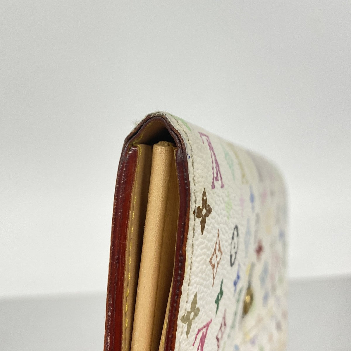 【6gc3178-k】ルイヴィトン 長財布 モノグラム・マルチカラー ポルトフォイユサラ M93532 ブロン【中古】レディース