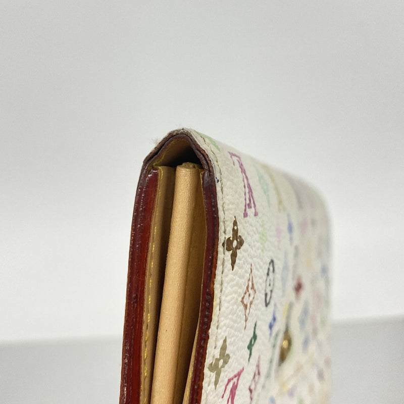 【6gc3178-k】ルイヴィトン 長財布 モノグラム・マルチカラー ポルトフォイユサラ M93532 ブロン【中古】レディース