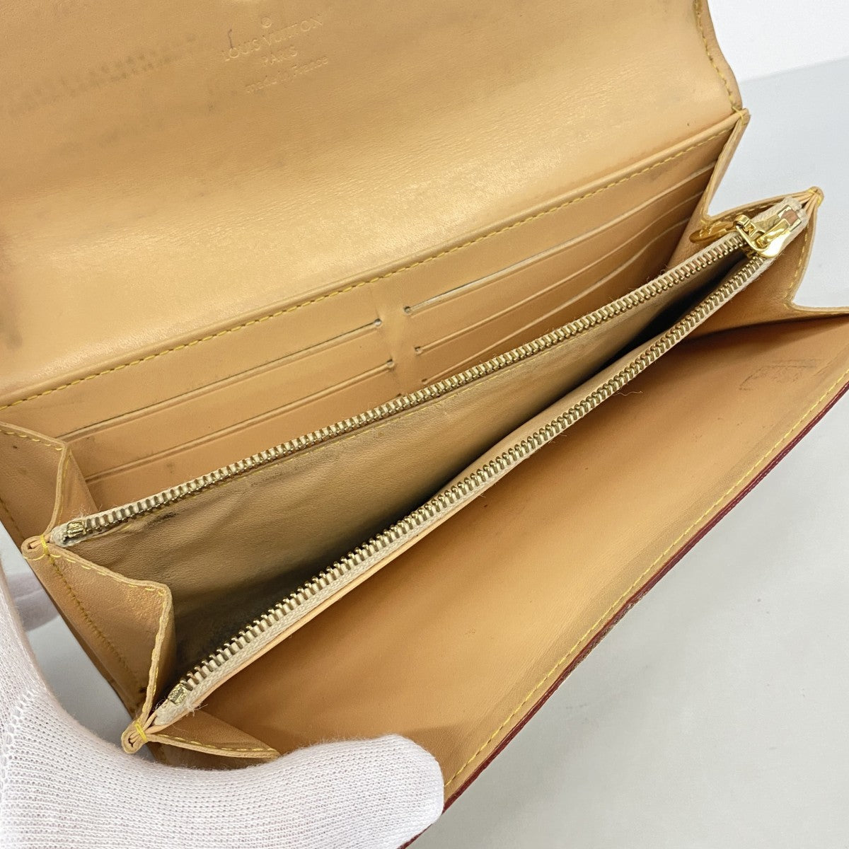 【6gc3178-k】ルイヴィトン 長財布 モノグラム・マルチカラー ポルトフォイユサラ M93532 ブロン【中古】レディース