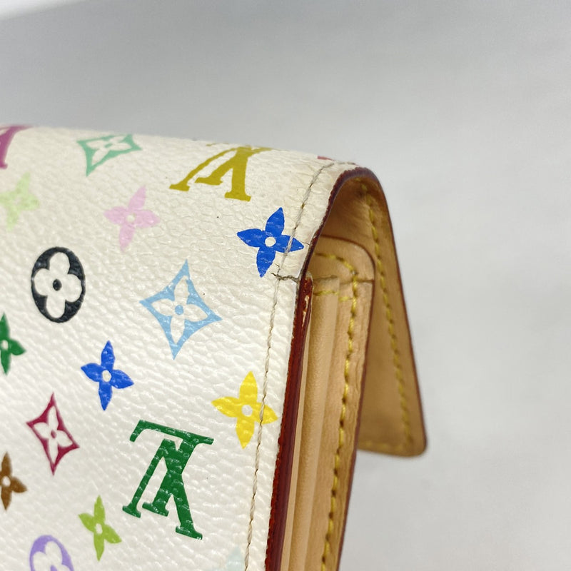 【6gc3178-k】ルイヴィトン 長財布 モノグラム・マルチカラー ポルトフォイユサラ M93532 ブロン【中古】レディース