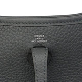 【6gc3180】エルメス ショルダーバッグ エヴリンTPM トリヨンクレマンス カーボン シルバー金具 G刻印【中古】レディース