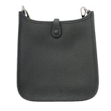 【6gc3180】エルメス ショルダーバッグ エヴリンTPM トリヨンクレマンス カーボン シルバー金具 G刻印【中古】レディース