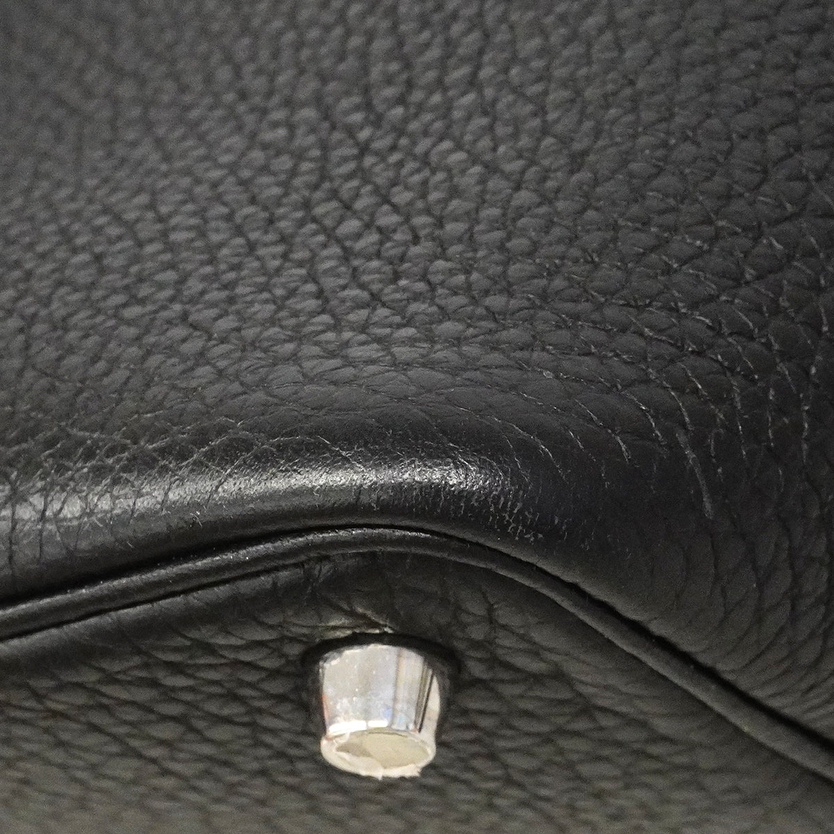 【6gc3183】エルメス ハンドバッグ ピコタンロックPM トリヨンクレマンス ブラック シルバー金具 Y刻印【中古】レディース