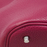 【6gc3185】エルメス ハンドバッグ ピコタンロックMM トリヨンクレマンス トスカ シルバー金具 □P刻印【中古】レディース