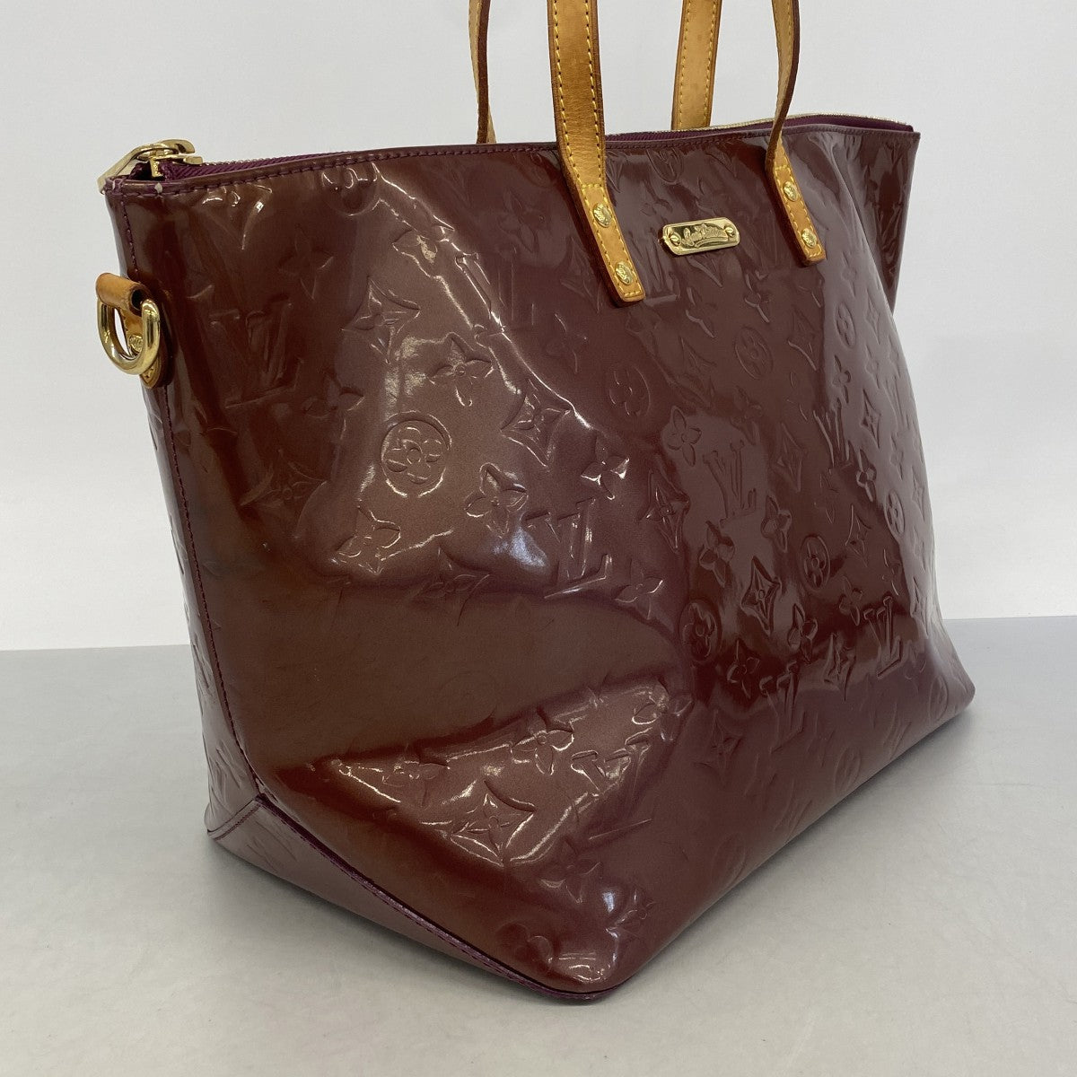 【6gc3203-h】ルイヴィトン トートバッグ ヴェルニ ベルヴューGM M93588 ヴィオレット【中古】レディース