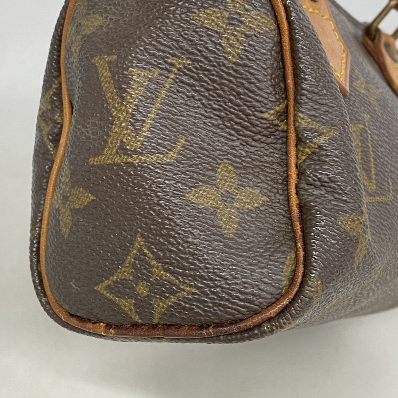 【6gc3214-k】ルイヴィトン ハンドバッグ モノグラム ミニスピーディ M41534 ブラウン【中古】レディース