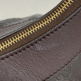 【6gc3216-k】グッチ ハンドバッグ グッチシマ アビー 190525 レザー ダークブラウン シャンパンゴールド金具【中古】レディース