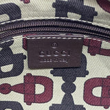 【6gc3216-k】グッチ ハンドバッグ グッチシマ アビー 190525 レザー ダークブラウン シャンパンゴールド金具【中古】レディース