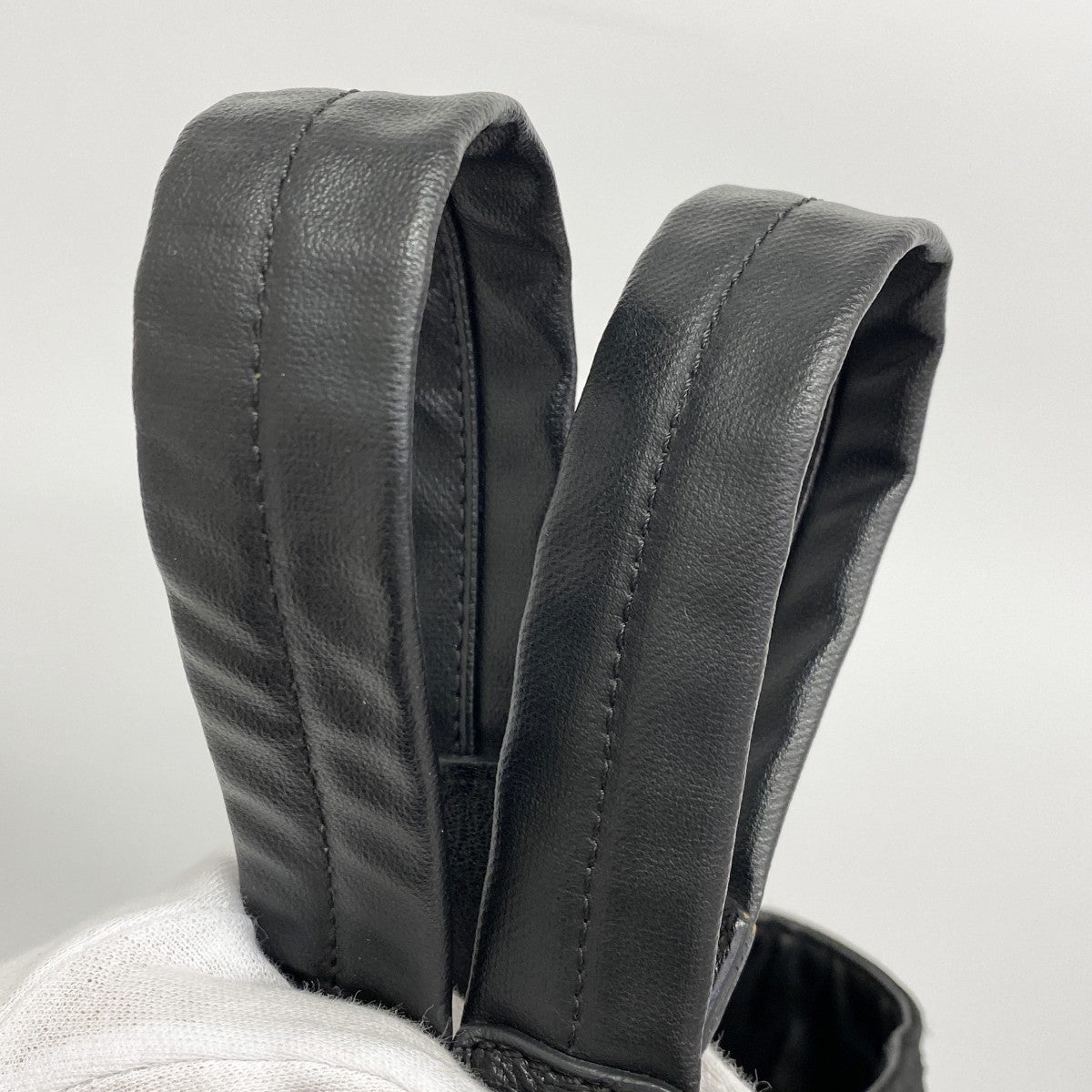 【6gc3219-k】シャネル トートバッグ パリビアリッツ レザー ブラック シルバー金具【中古】レディース