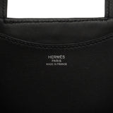 【6gc3224】エルメス ハンドバッグ インザムープ18 トワルアッシュ スイフト ブラック シルバー金具 W刻印【中古】レディース
