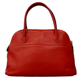 【6gc3227】エルメス ハンドバッグ ボリード27 エバーカラー ルージュヴィフ シルバー金具 □J刻印 2wayバッグ【中古】レディース
