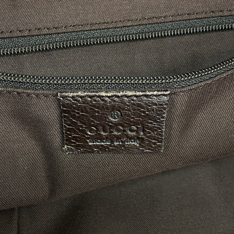 【6gc3233-k】グッチ トートバッグ GGキャンバス 130739 キャンバス ブラウン ゴールド金具【中古】レディース