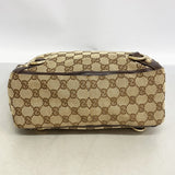 【6gc3233-k】グッチ トートバッグ GGキャンバス 130739 キャンバス ブラウン ゴールド金具【中古】レディース