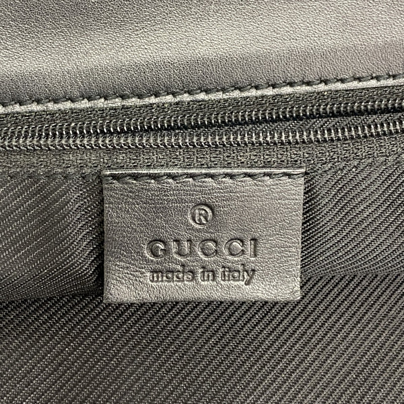 【6gc3235-k】グッチ トートバッグ GGキャンバス 31243 キャンバス ブラック シルバー金具【中古】レディース