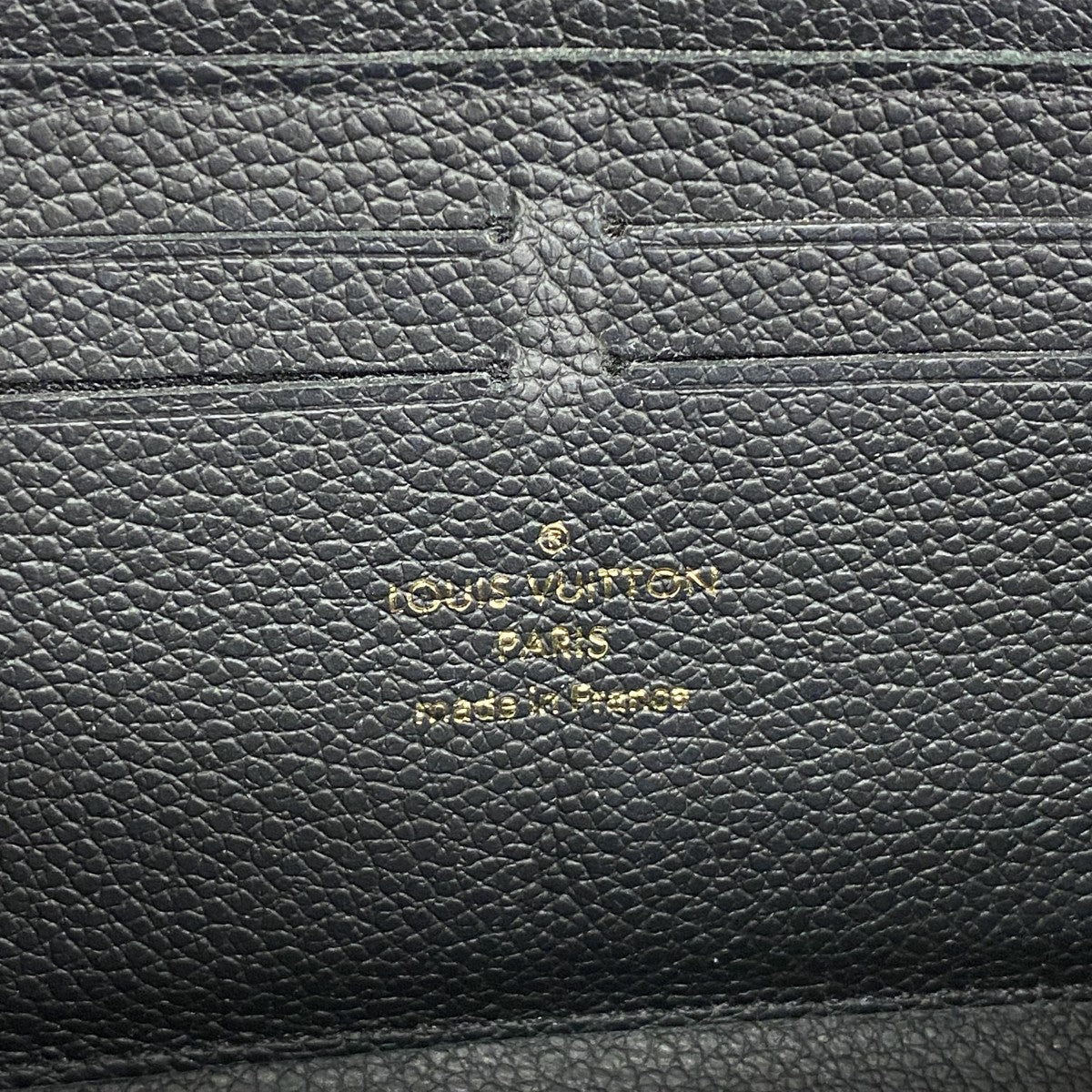 【6gc3240-k】ルイヴィトン 長財布 モノグラム・アンプラント ポルトフォイユ クレマンス M60171 ノワール【中古】レディース