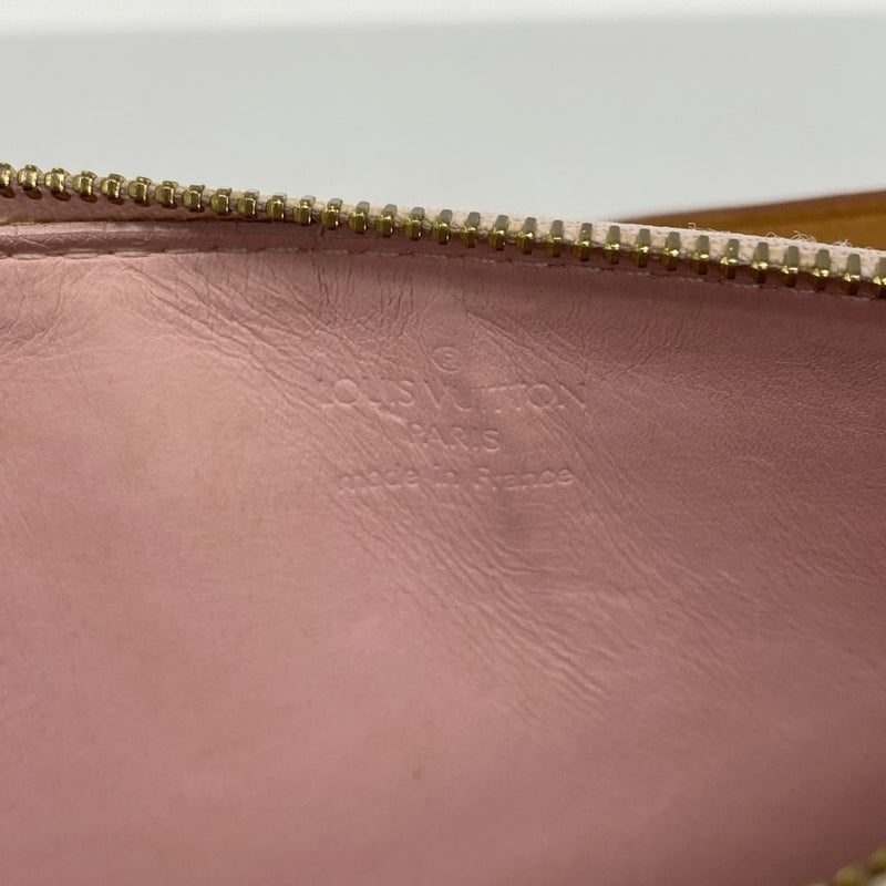 【6gc3250-k】ルイヴィトン ポーチ ヴェルニ レキシントン M91057 マシュマロピンク【中古】レディース