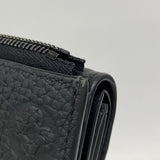 【6gc3254-k】ルイヴィトン 三つ折り財布 モノグラム・アンプラント ポルトフォイユパイロット M82556 ノワール【中古】レディース
