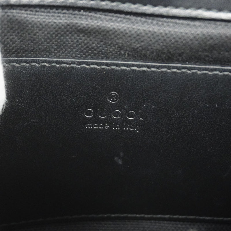 【6gc3260-k】グッチ ハンドバッグ GGマーモント 739681 レザー ブラック シルバー金具 2wayバッグ【中古】レディース