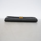 【6gc3262-k】ルイヴィトン 長財布 モノグラム・アンプラント ポルトフォイユサラメティス M82638 ノワール【中古】レディース