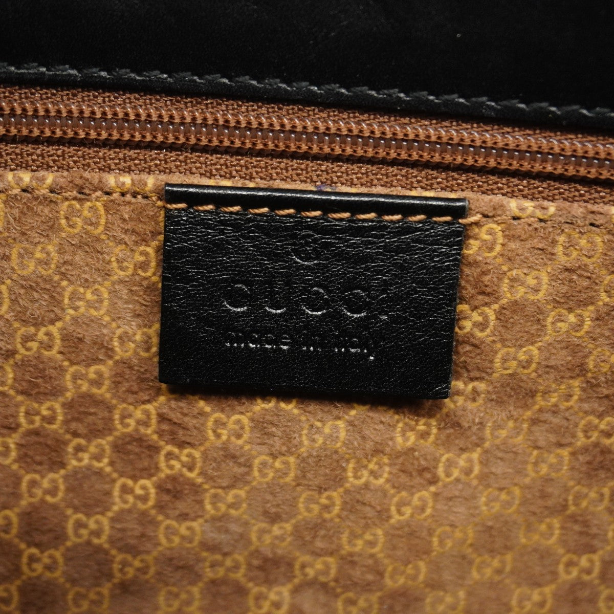【6gc3273-k】グッチ ハンドバッグ ジャッキー 002 1067 レザー ブラック シルバー金具【中古】レディース