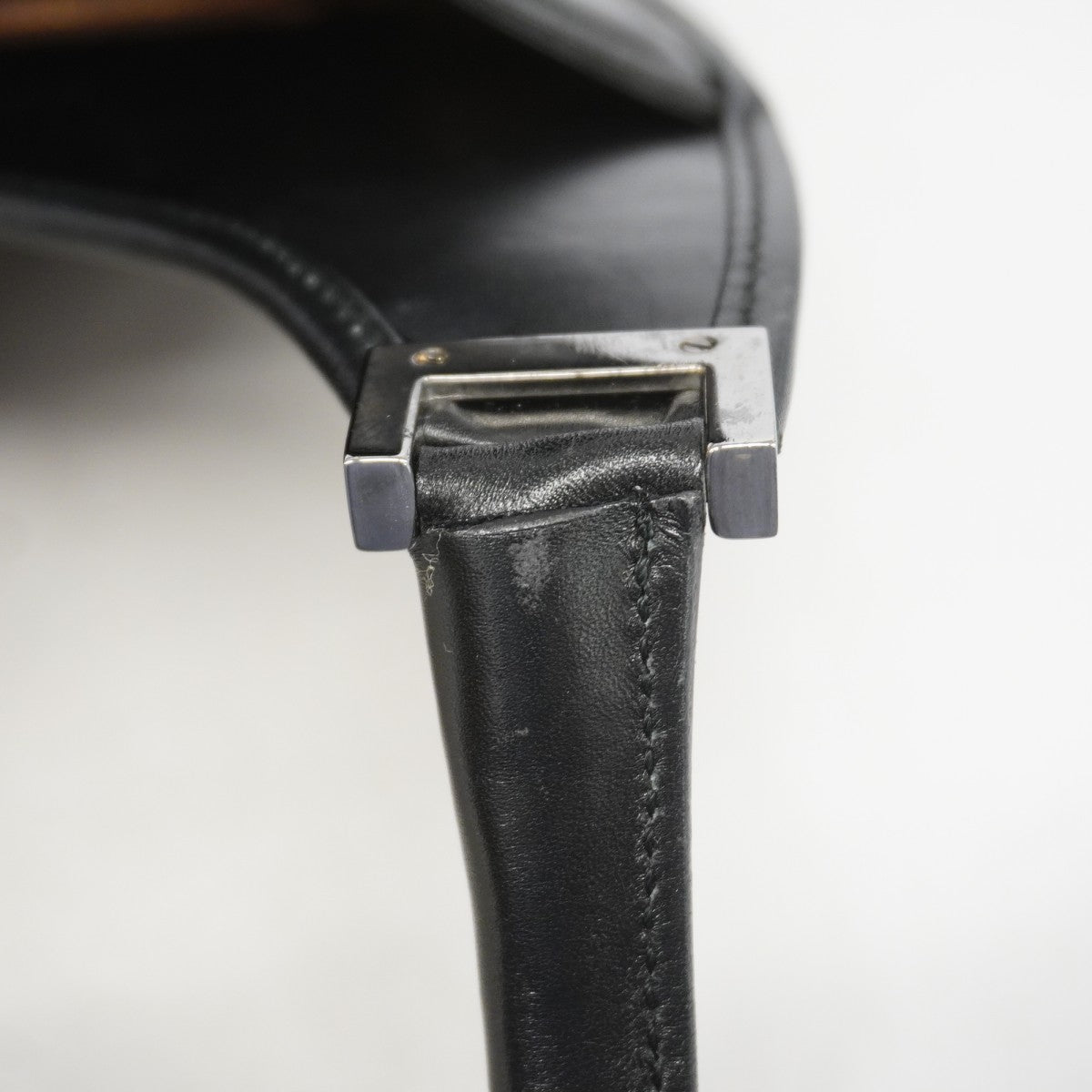 【6gc3273-k】グッチ ハンドバッグ ジャッキー 002 1067 レザー ブラック シルバー金具【中古】レディース
