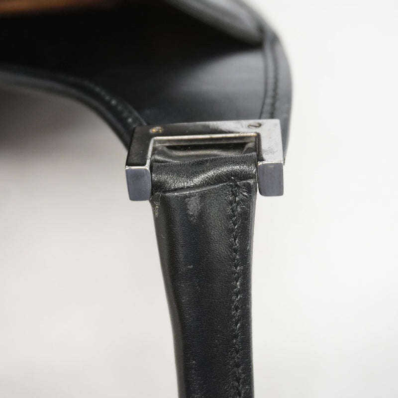 【6gc3273-k】グッチ ハンドバッグ ジャッキー 002 1067 レザー ブラック シルバー金具【中古】レディース