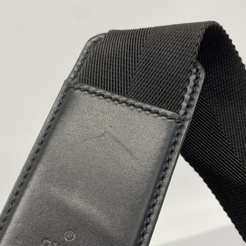 【6gc3279-k】グッチ ボストンバッグ 131177 ナイロン ブラック シルバー金具【中古】メンズ レディース ユニセックス