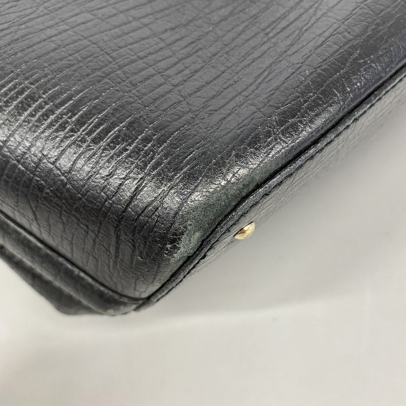 【6gc3280-k】グッチ トートバッグ GGキャンバス/シェリーライン ホースビット 137385 キャンバス ブラック ゴールド金具【中古】レディース